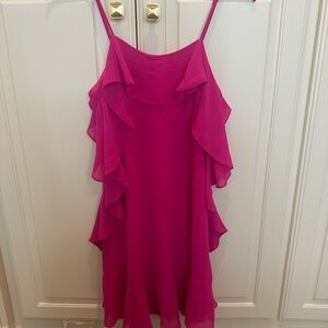 Small Pink Ruffle Dress